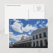 Carte Postale palace carondelet quito (Devant / Derrière)