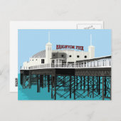 Carte postale Palace Pier Brighton (Devant / Derrière)