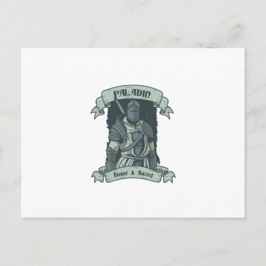 Carte Postale Paladin (Devant)