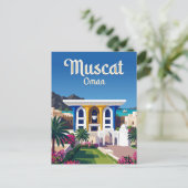 Carte Postale Palais Al Alam Oman (Debout devant)