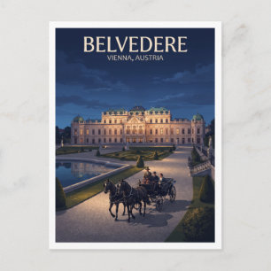 Carte Postale Palais Belvédère Vienne Autriche Cadeau de Voyage