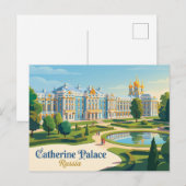 Carte Postale Palais Catherine Russie (Devant / Derrière)
