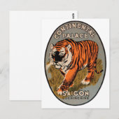 Carte Postale Palais Conteninal, Saigon (Devant / Derrière)