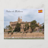 Carte Postale Palais d'Almudaina à Palma de Mallorca (Devant)