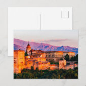 Carte Postale Palais dans les montagnes (Devant / Derrière)