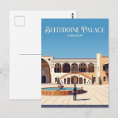 Carte Postale Palais de Beiteddine Liban (Devant / Derrière)