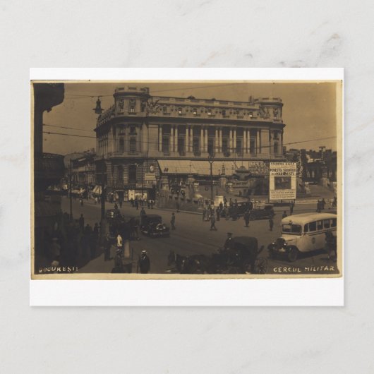 Carte Postale Palais de Bucarest Cercul Militar Național (Devant)