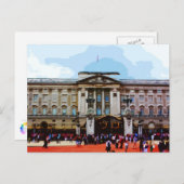 Carte Postale Palais de Buckingham à Londres, Royaume-Uni (Devant / Derrière)