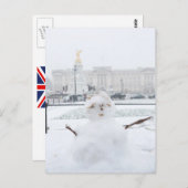 Carte Postale Palais de Buckingham snowman Londres (Devant / Derrière)
