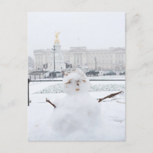 Carte Postale Palais de Buckingham snowman Londres (Devant)