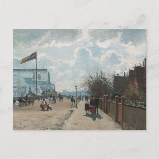Carte Postale Palais de Cristal ~ Camille Pissarro (Devant)
