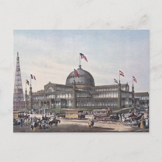 Carte Postale Palais de cristal de New York (Devant)