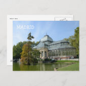 Carte Postale Palais de Cristal, Madrid (Devant / Derrière)