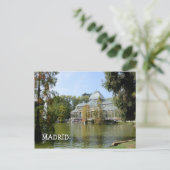 Carte Postale Palais de Cristal, Madrid (Debout devant)