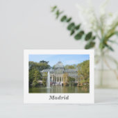Carte Postale Palais de Cristal, Madrid (Debout devant)