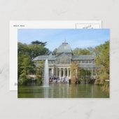 Carte Postale Palais de Cristal, Madrid (Devant / Derrière)