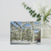 Carte Postale Palais de Cristal, Madrid (Debout devant)