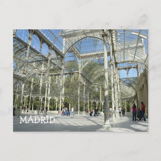 Carte Postale Palais de Cristal, Madrid (Devant)