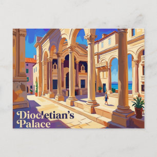 Carte Postale Palais de Dioclétien Croatie