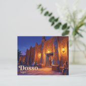Carte Postale Palais de Dosso Niger (Debout devant)