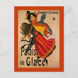 Carte Postale Palais De Glace, 1896 Annonce Art Nouveau