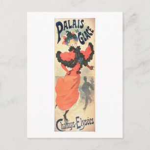 Carte Postale Palais de glace, Champs Elysees, Paris, 1894 (colo
