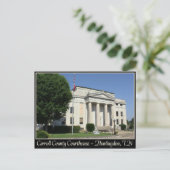 Carte Postale Palais de justice du comté de Carroll - Huntingdon (Debout devant)