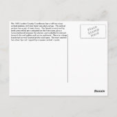 Carte Postale Palais de justice du comté de Loudon - Loudon, TN (Dos)