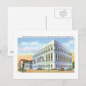 Carte Postale Palais de justice et poste, Mobile Alabama (Devant / Derrière)