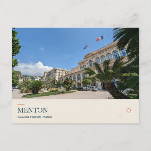 Carte Postale Palais de l’Europe à Menton