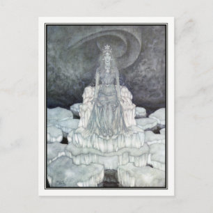 Carte Postale Palais de la Reine des Neiges par Edmund Dulac