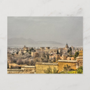 Carte Postale Palais de l'Alhambra, Grenade, Espagne