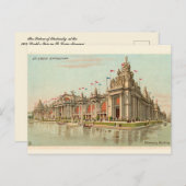 Carte Postale Palais de l'électricité 1904 Exposition mondiale M (Devant / Derrière)