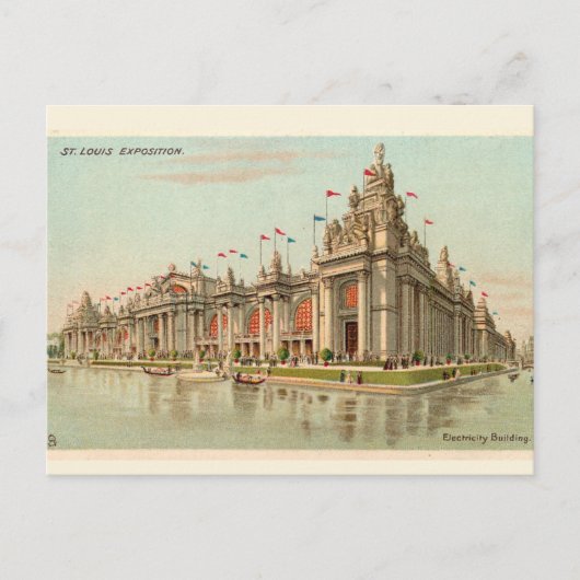 Carte Postale Palais de l'électricité 1904 Exposition mondiale M (Devant)