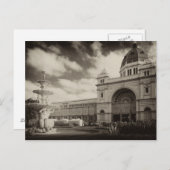 Carte Postale Palais de l'Exposition Royale, Melbourne, Australi (Devant / Derrière)