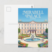Carte Postale Palais de Mirabell Autriche (Devant / Derrière)