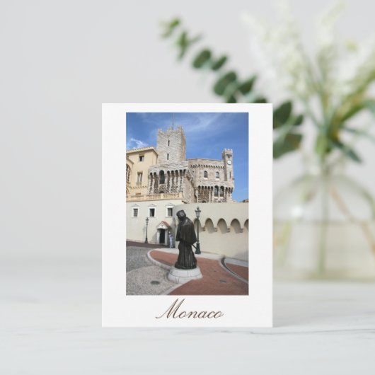 Carte Postale Palais de Monaco (Debout devant)