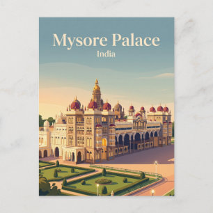 Carte Postale Palais de Mysore Inde