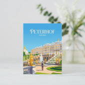 Carte Postale Palais de Peterhof Russie (Debout devant)