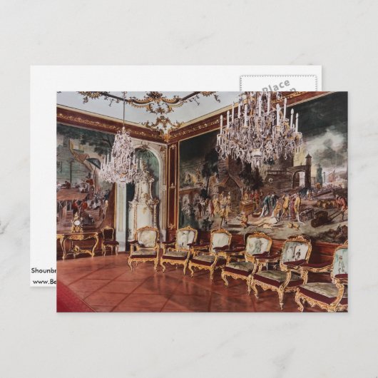 Carte Postale Palais de Shounbroune, intérieur, Vienne, Autriche (Devant / Derrière)