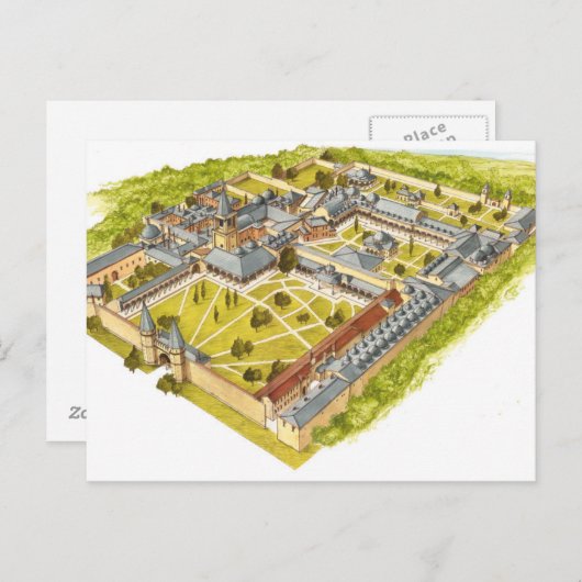 Carte Postale Palais de Topkapi. Istanbul Turquey. Vue aérienne (Devant / Derrière)