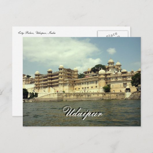 Carte Postale palais de ville (Devant / Derrière)