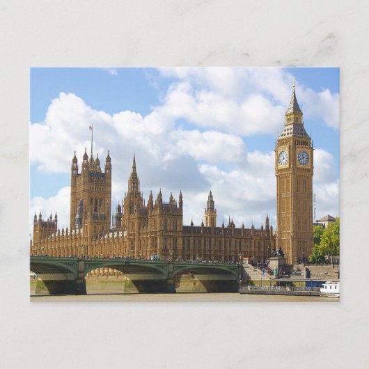 Carte Postale Palais de Westminster  (Devant)
