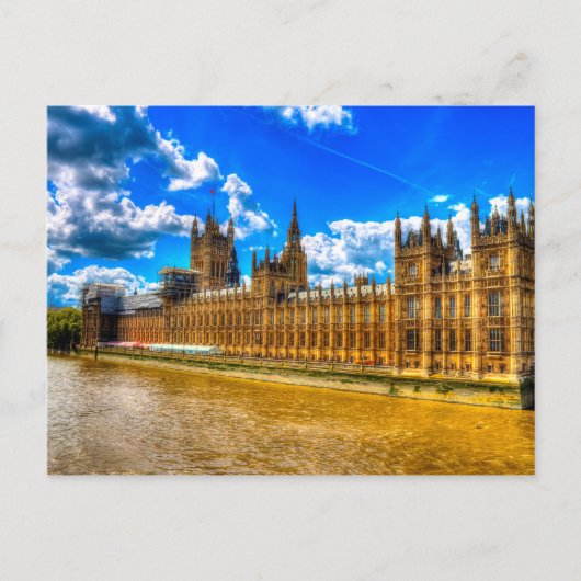 Carte Postale Palais de Westminster (Devant)