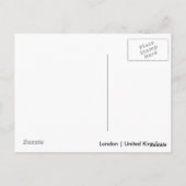 Carte Postale Palais de Westminster (Dos)