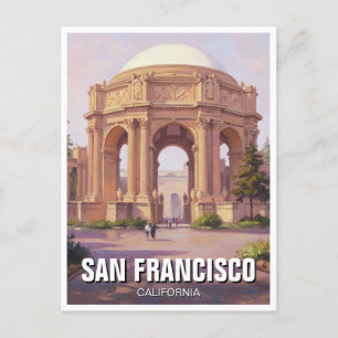 Carte Postale Palais des Beaux-Arts de San Francisco Californie
