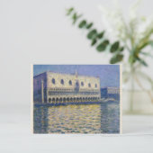 Carte Postale Palais des Doges (Le Palais Ducal) Claude Monet (Debout devant)