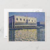 Carte Postale Palais des Doges (Le Palais Ducal) Claude Monet (Devant / Derrière)