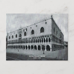 Carte Postale Palais des Doges, PALAIS DUCAL, VENISE1309-1438