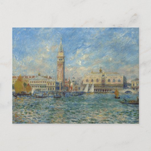 Carte Postale Palais des Doges, Venise - Pierre-Auguste Renoir (Devant)